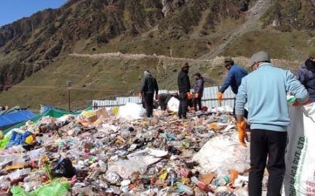 केदारनाथ में पांच महीनों में 50 टन से ज्यादा कचरा, पिछले साल से ढाई गुना